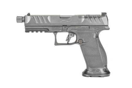 Walther Arms 2858142 PDP Pro SD 9mm Luger 10+1 5.10" Threaded Barrel, Black, Optic Cut/Serrated Slide, Polymer Frame with Pic. Rail, Performance Duty Grip, Flared Magwell