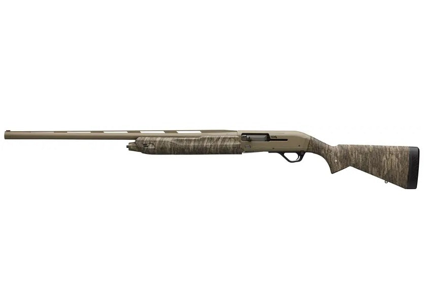 Winchester Repeating Arms 511311291 SX4 Hybrid Hunter 12 Gauge 3.5" 4+1 2.75" 26", FDE Cerakote Barrel/Rec, Mossy Oak Bottomland Furniture, TruGlo Fiber Optic Sight Left Hand