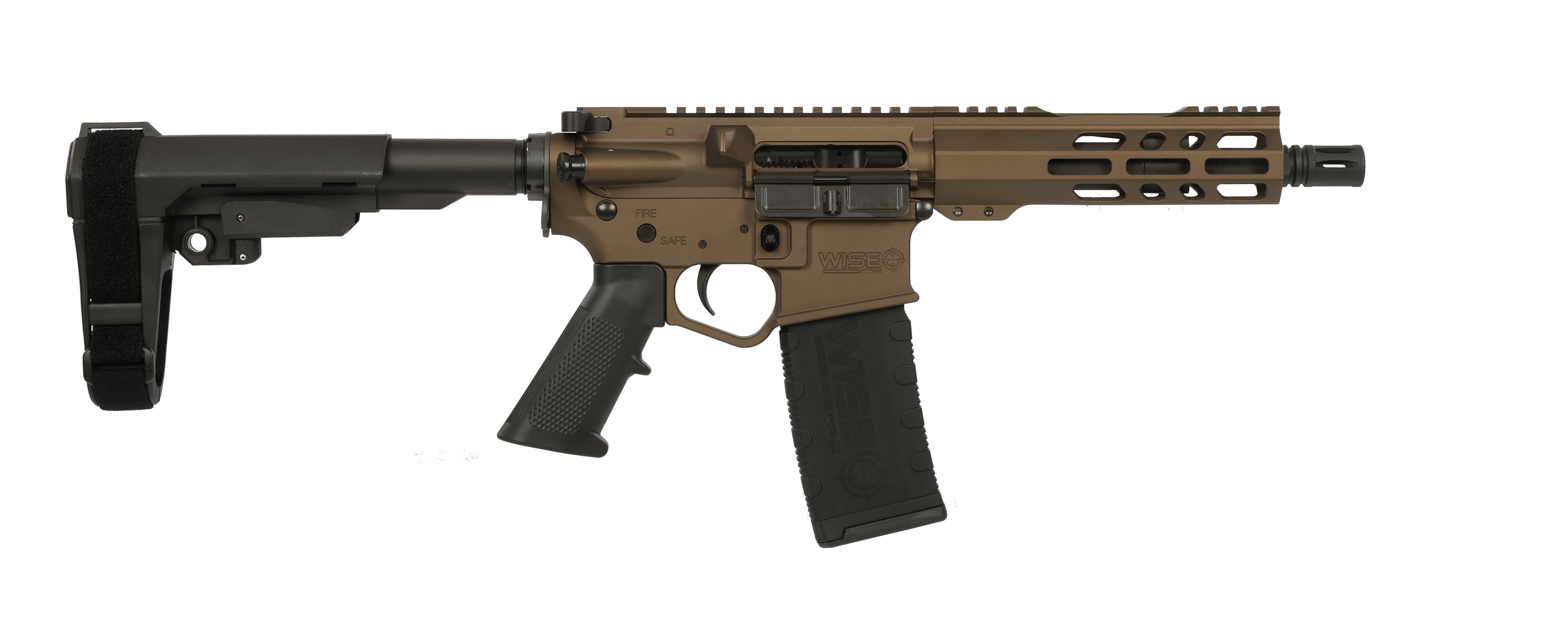 WA-15B 5.56MM BRZ 7.5" SBA3 7.5-556-SBA3-MNB