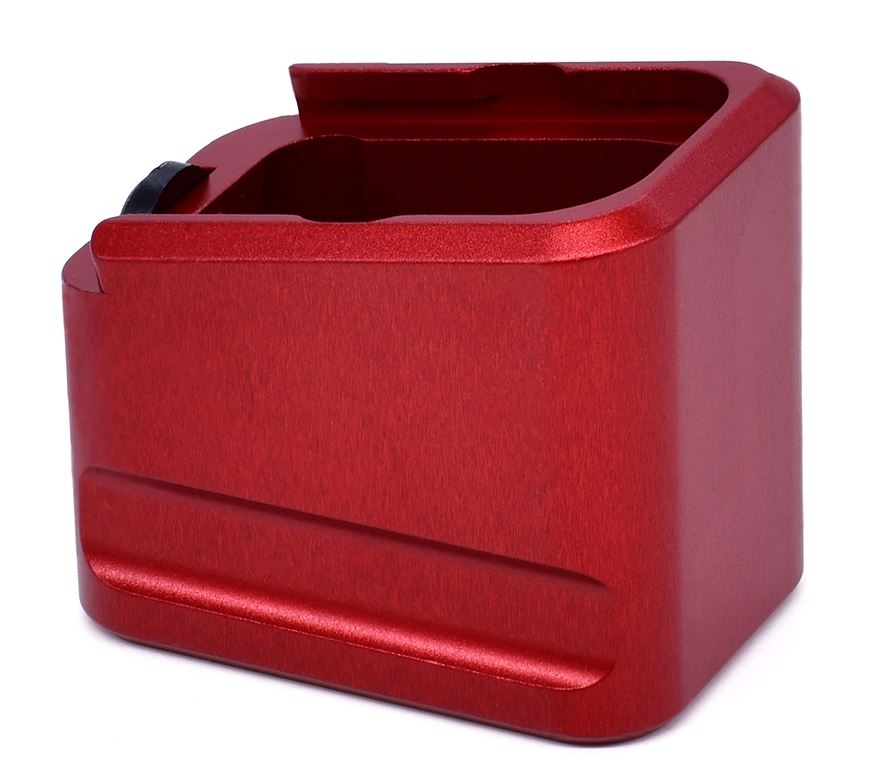 Glock 17/22 Magazine Extension Red +5 9mm / +4 .40 (3115)