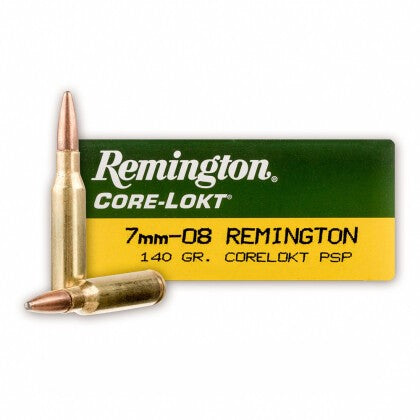 Remington 21337 Core-Lokt Pointed Soft Point PSP 140 Grain 7mm-08 Remington