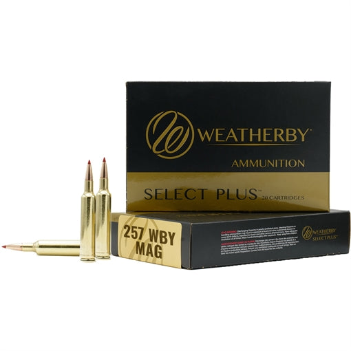 Weatherby Rifle Ammo 257 WBY 100 gr. Scirocco 20 rd.