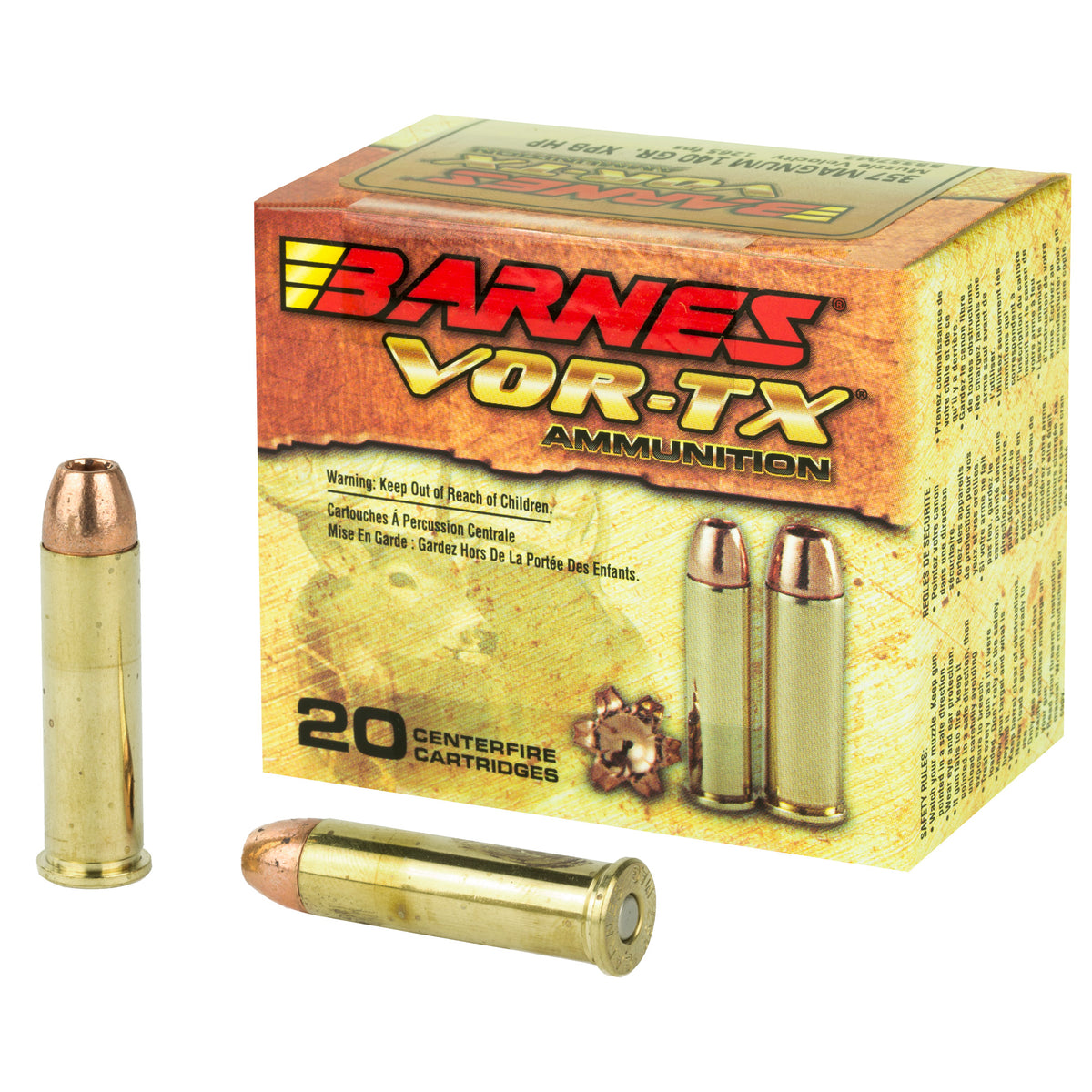 Barnes 21543 XPB Barnes VOR-TX XPB  140 Grain .357 Magnum