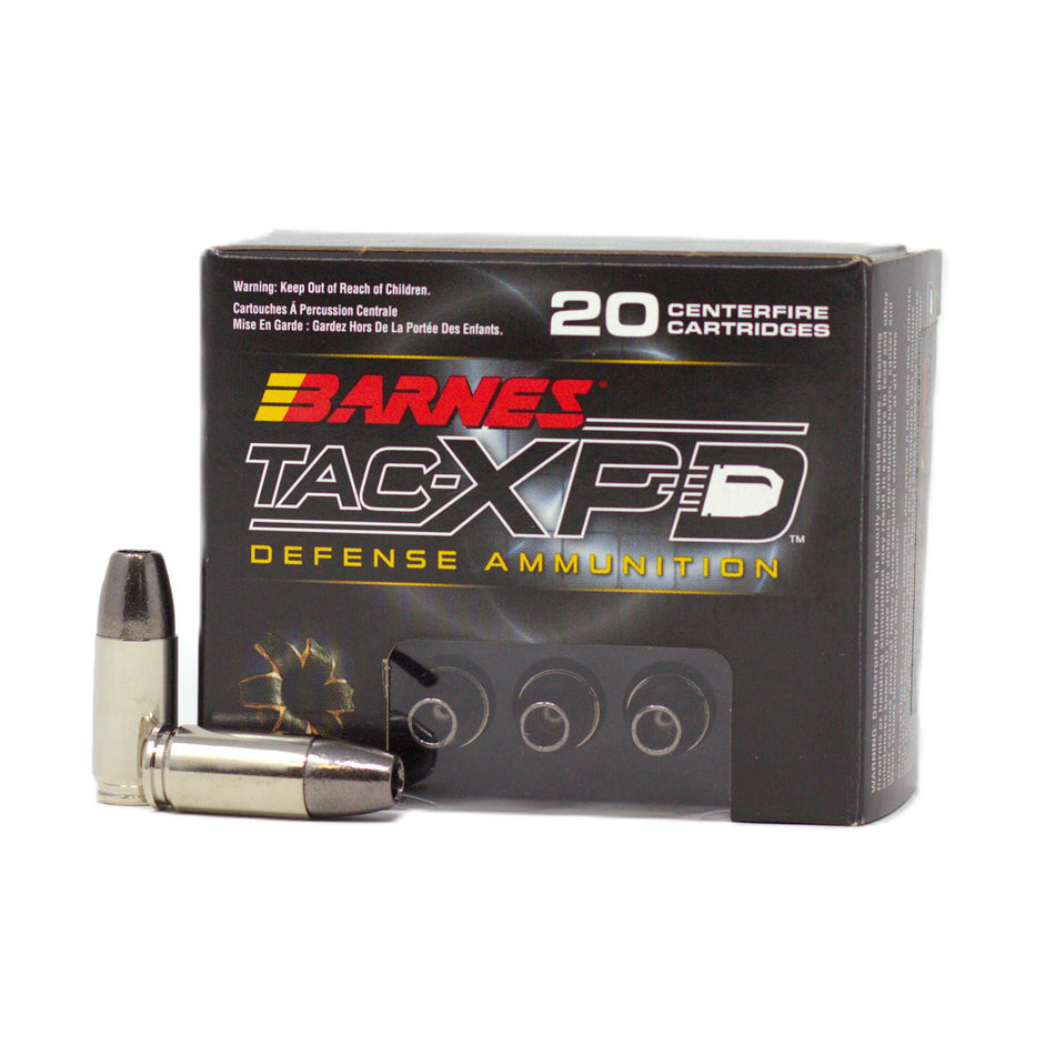 Barnes 21551 TAC-XPD DEFENSE HANDGUN +P TAC-XP 115 Grain 9mm Luger/Parabellum 1125 FPS