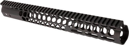 Guntec Air Lite 15" Honeycomb M-LOK Handguard Black