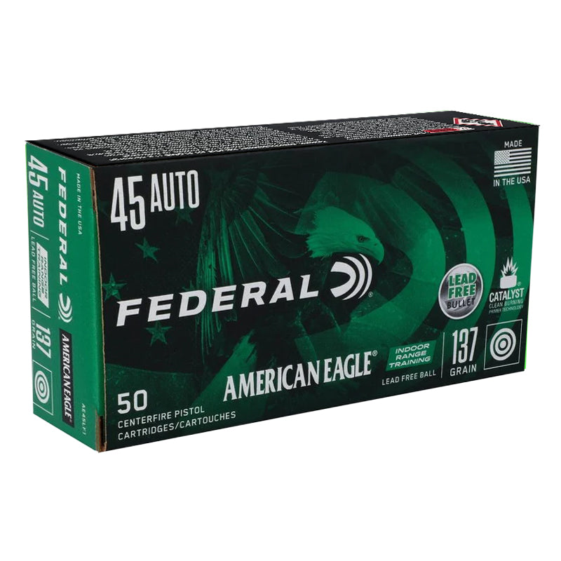 American Eagle AE45LF1 Indoor Range Training Lead-Free IRT  137 Grain .45 ACP/Auto